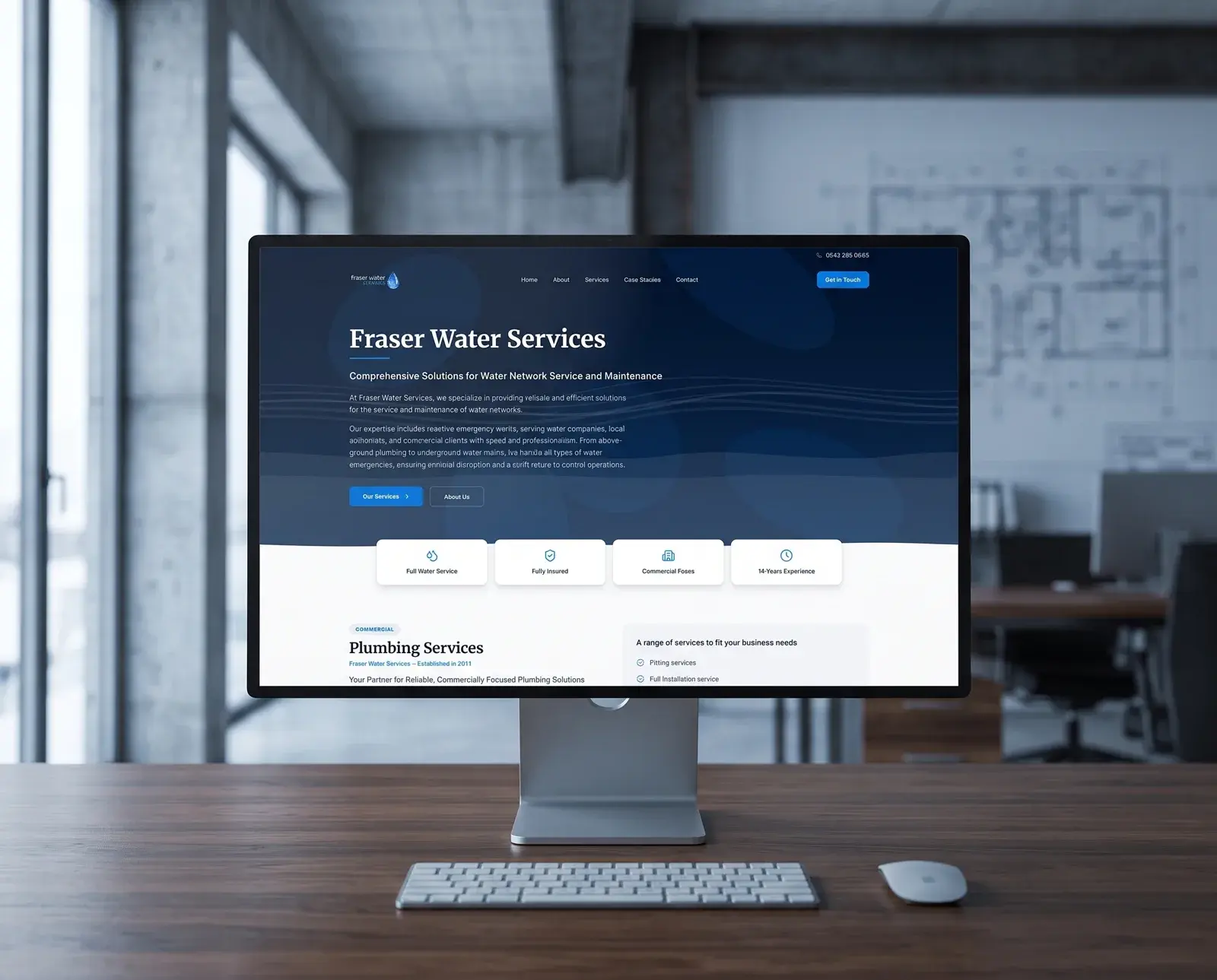 Fraser Water Services website