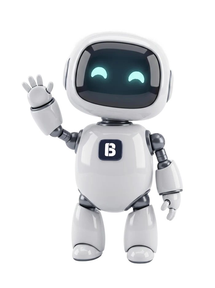 Build 76 robot mascot